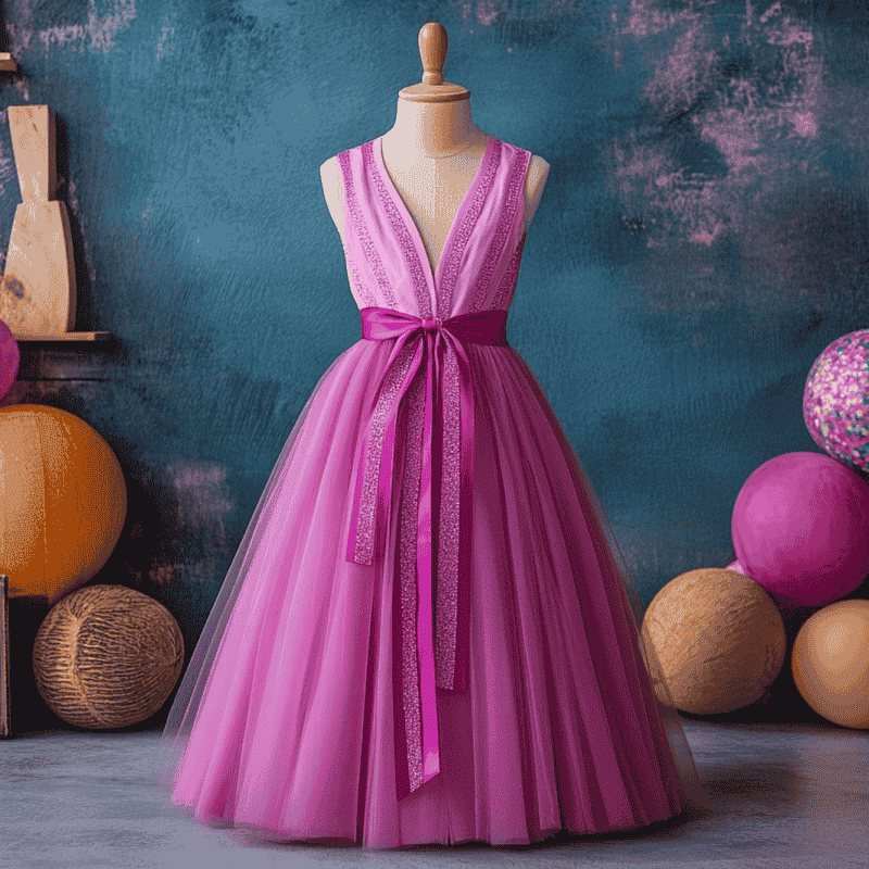 Elegant Girls' Floral Cotton Dress – Comfortable, Stylish, and Perfect for Every Occasion